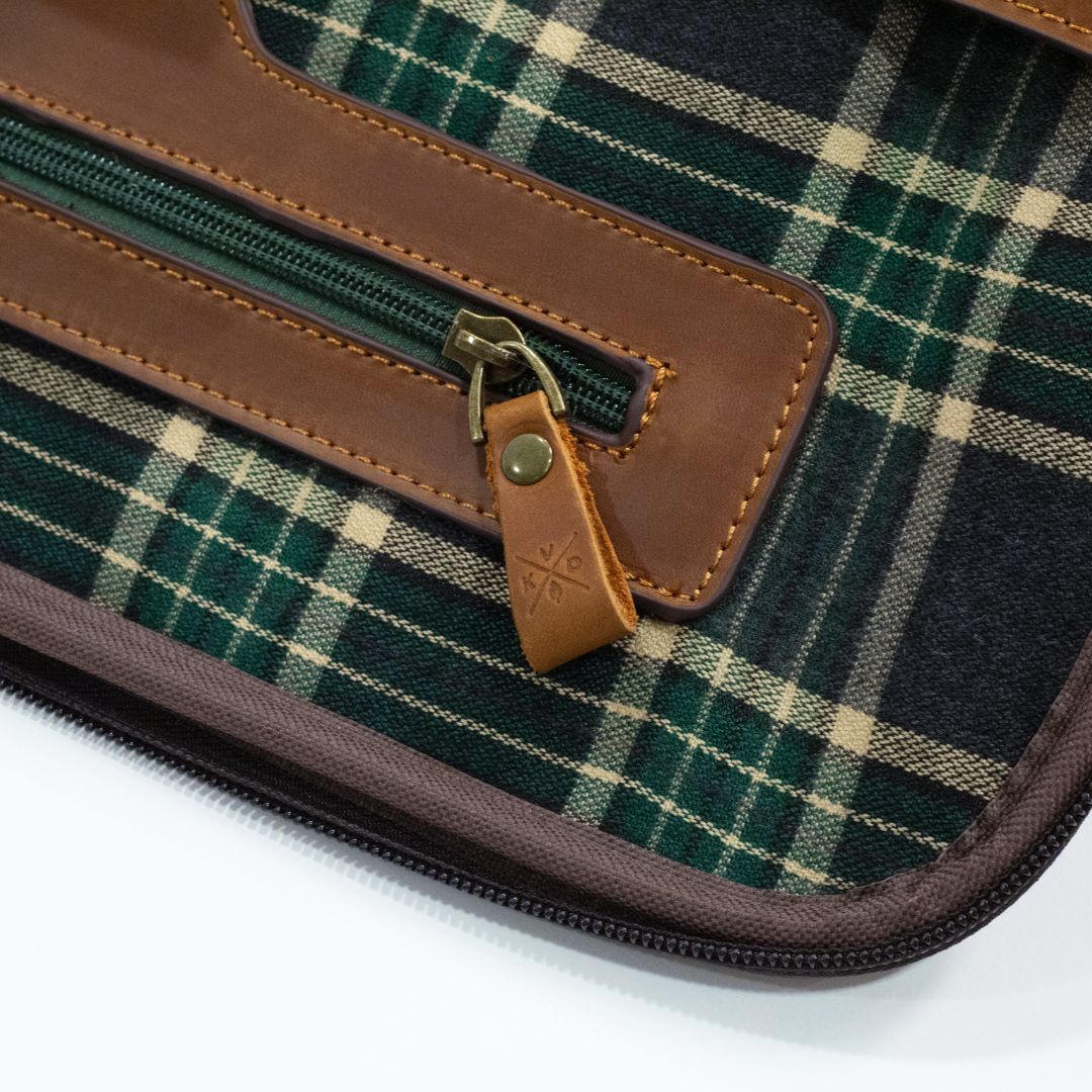 Belmont - Reclaimed Leather Suitcase - Tan