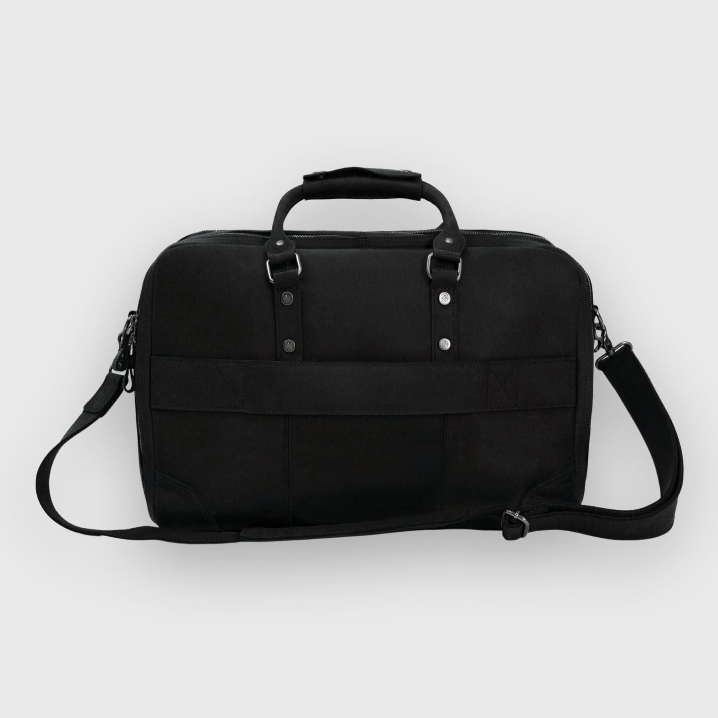 Longford  - Reclaimed Leather Briefcase - Black