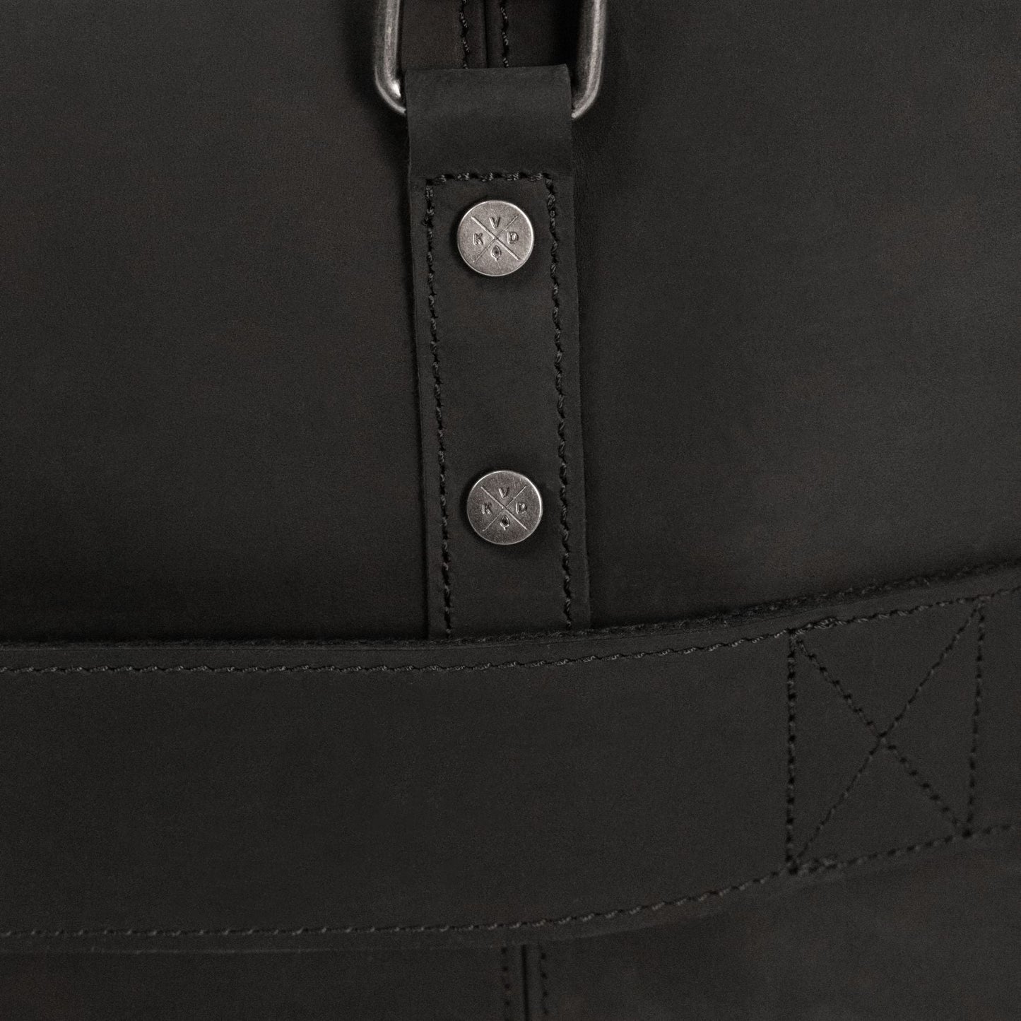 Longford  - Reclaimed Leather Briefcase - Black