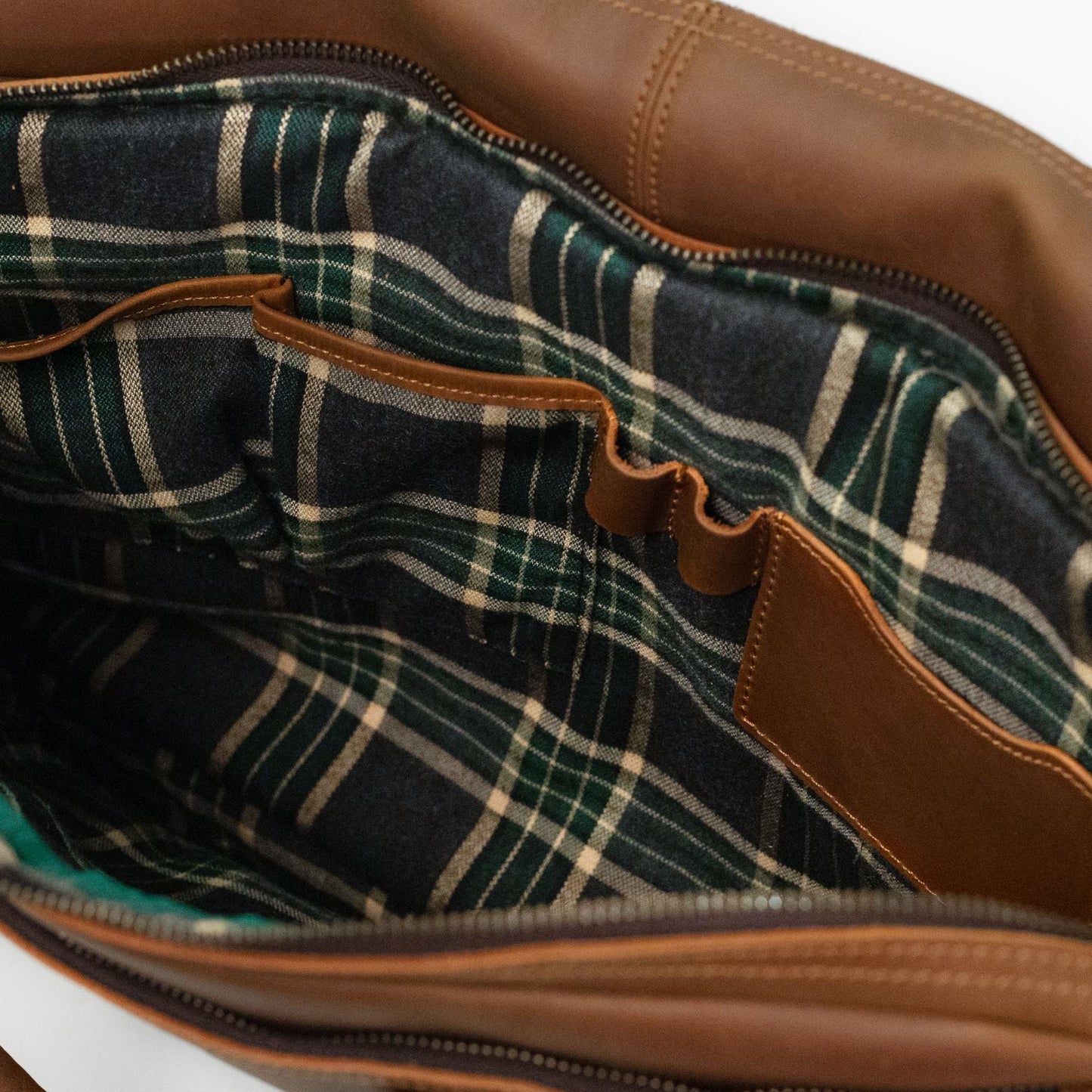 Longford - Reclaimed Leather Briefcase - Tan