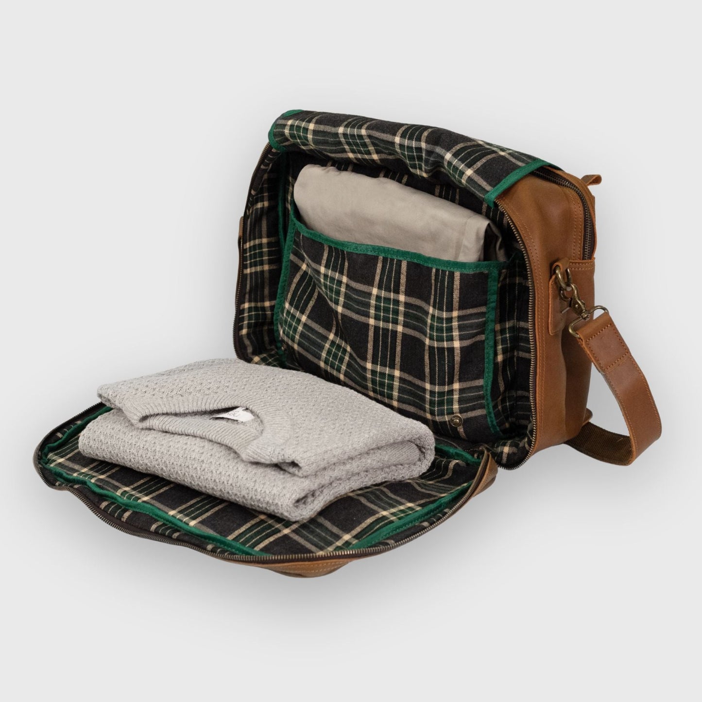 Longford - Reclaimed Leather Briefcase - Tan