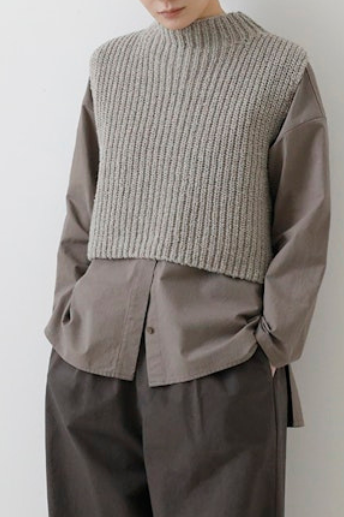 WOOL ALPACA AZE VEST